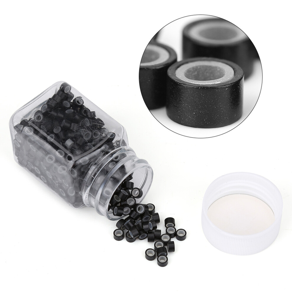 Unisex Silicone Hair Beads For Microring Extensions