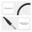 CZ.INSPIRE 6.35mm Mono Guitar Cable 10ft Black 4