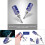 4in Locking Unlocking Tool for CATV TV Boxes Cable - Durable Blue Iron 3