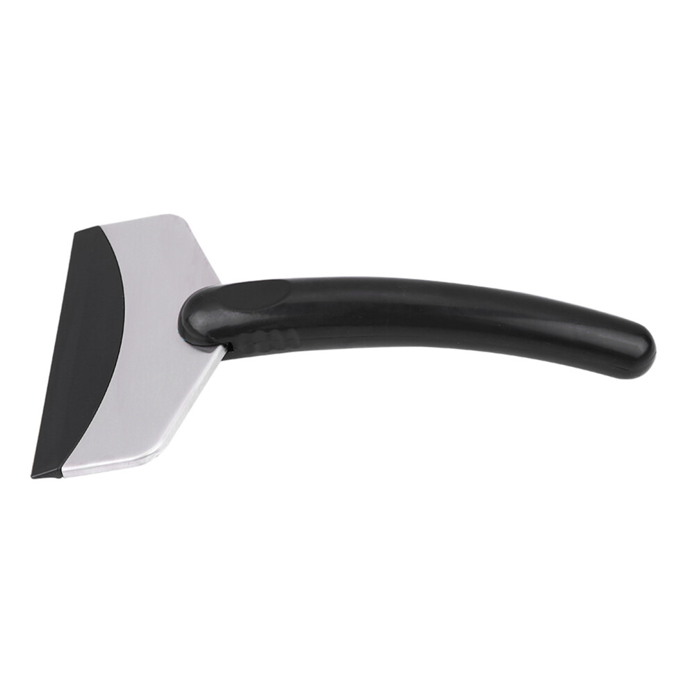 Mini Stainless Steel Snow Shovel Ice Scraper, 18X11cm, & Black/Silver 4921389232805