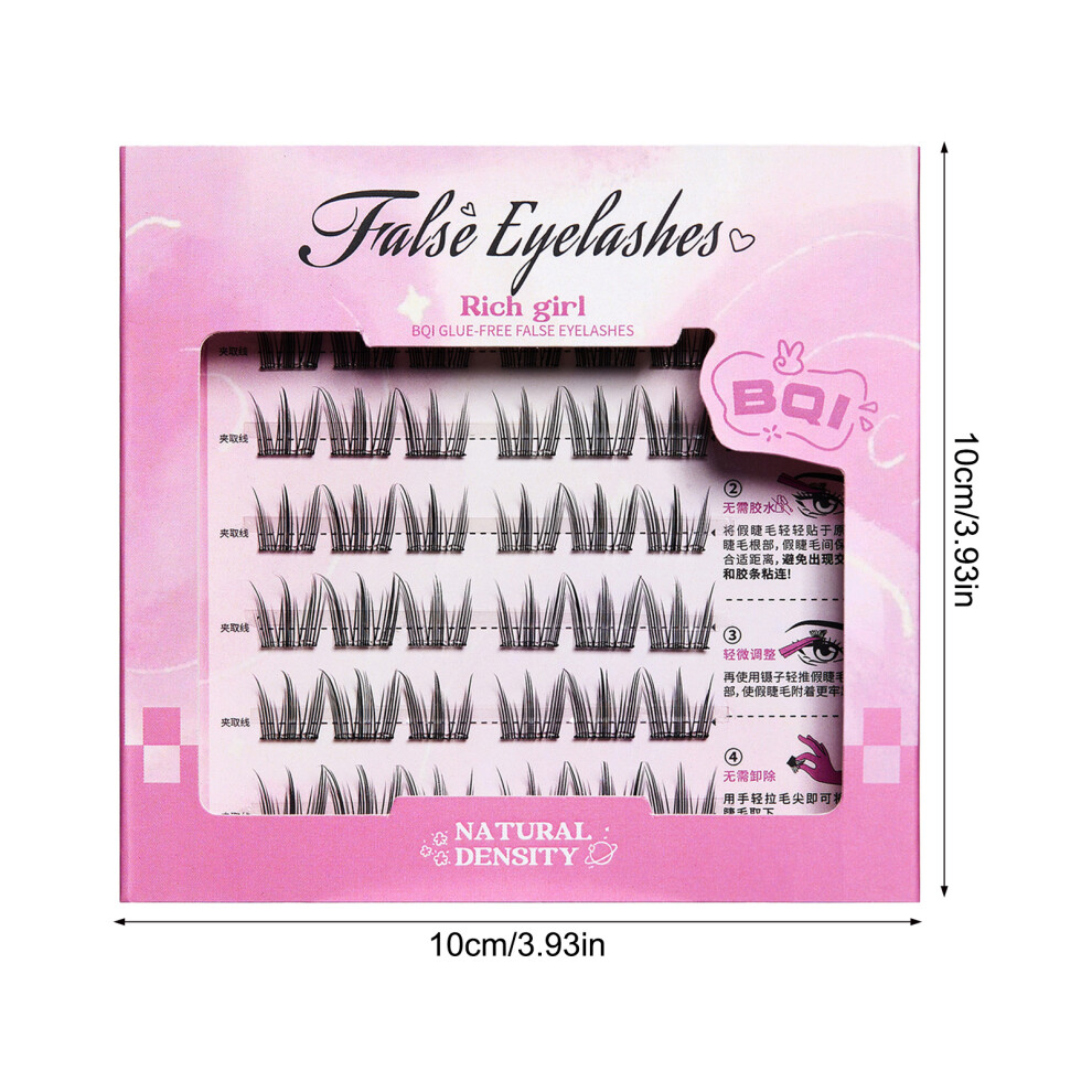 Reach-Tools (A Rich Family) Glueless Cluster Eyelashes For Beginners - Easy & Time-Saving