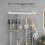 Broom Mop Holder Wall Mounted Tool Organizer with Hooks for Kitchen Bathroom Garage Storage 3