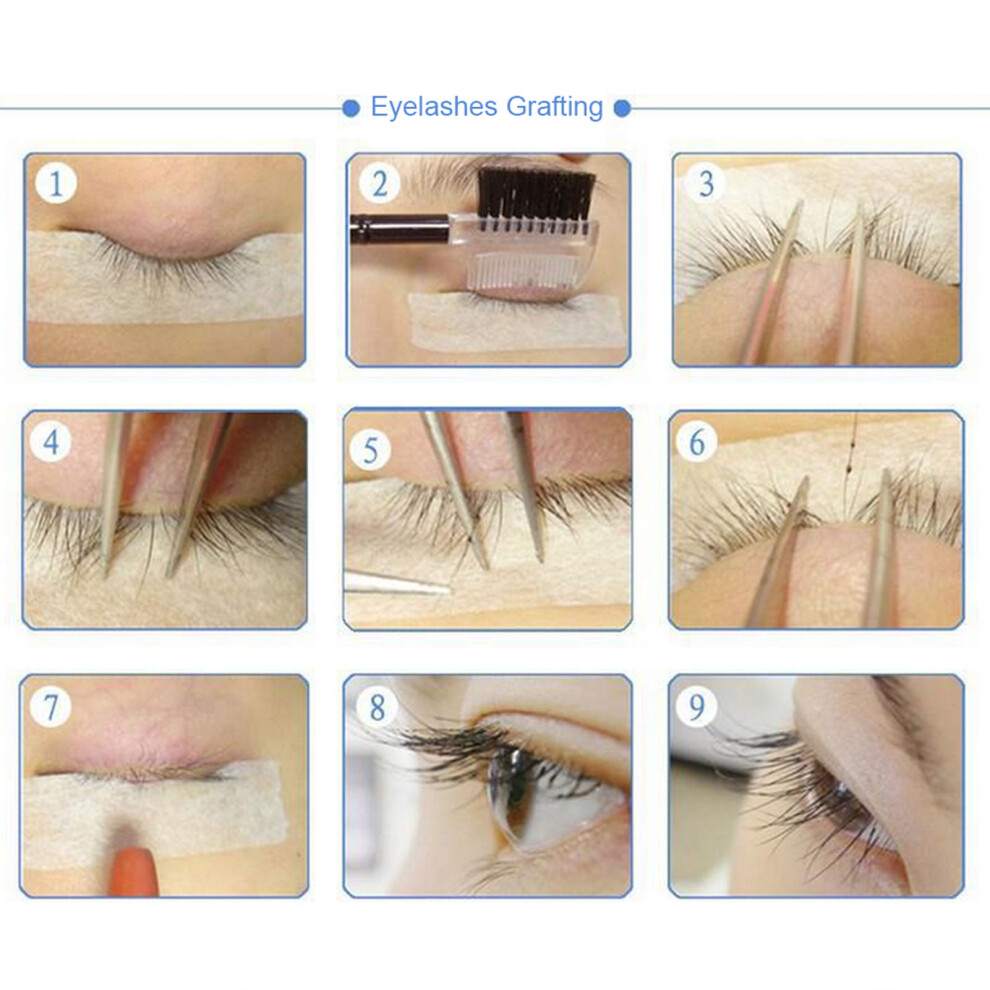 Unisex Stainless Steel Eyebrow & Eyelash Comb Brush