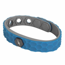 Bracelet en silicone antistatique étanche, bleu, 15x250 mm, léger, unisexe