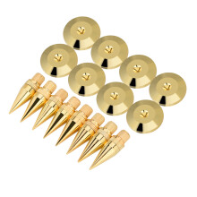 8 Pair Copper Audio Spike Isolation Kit