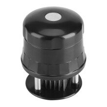56 Nadeln Edelstahl Fleischklopfer, Schwarz, 8x8x10cm
