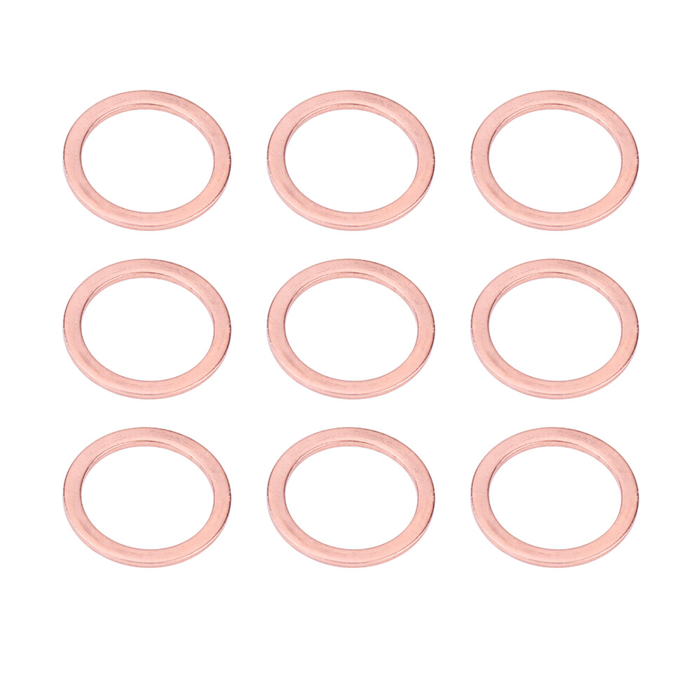 Assorted Solid Copper Washer Kit 12 Sizes