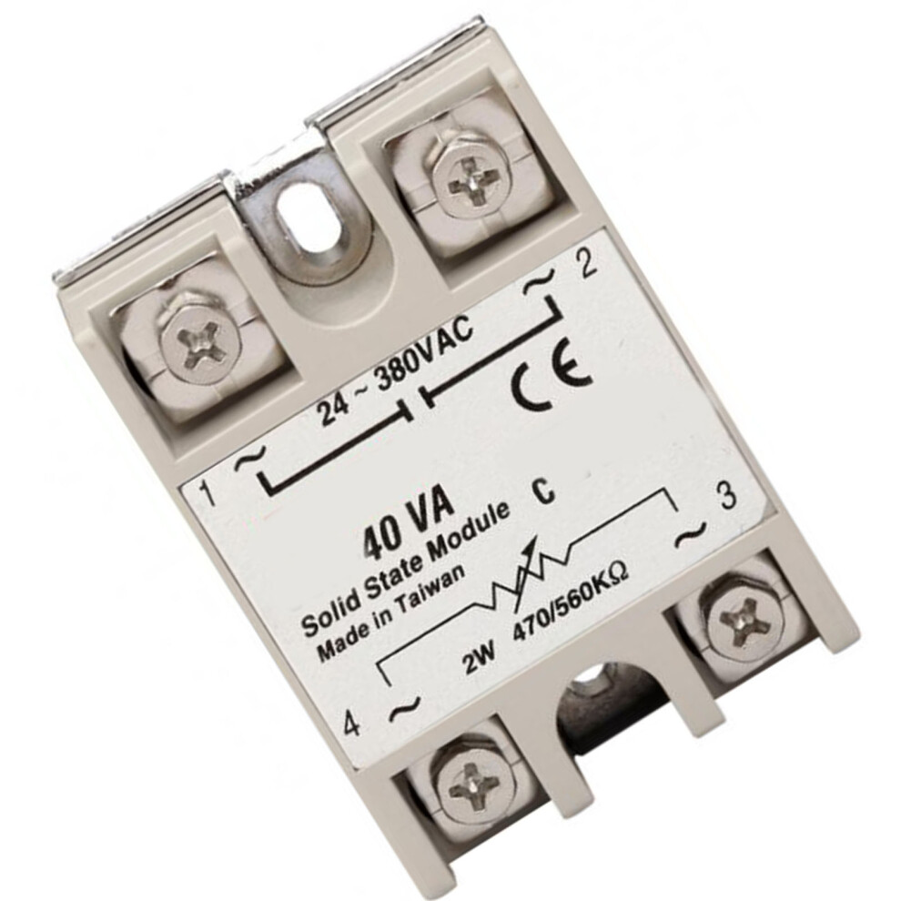 40A Solid State Relay Ssr 40Va 24-380Vac Resistance Voltage Regulator 9391389237622