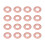 280pcs Copper Washers Assorted 12 Sizes Seal Flat Rings Kit 14