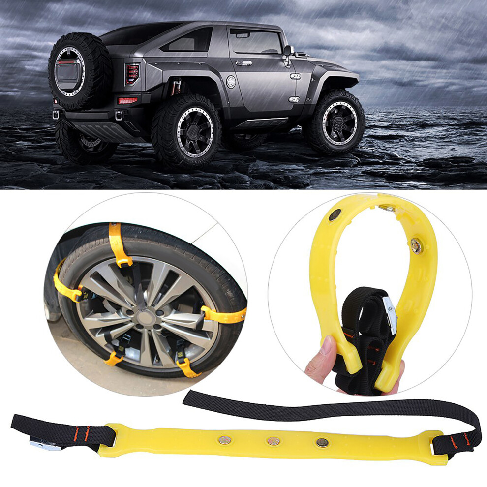 10Pcs 185-225Mm Car Snow Tyre Anti Skid Belts 7293282025417