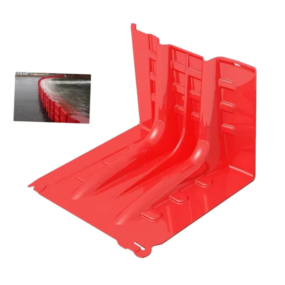 Reusable Flood Barrier Panels With Lshaped Water Seal For Garage And Basement Modular Flood Protection 9073542530701