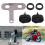 Waterproof 12V Motorcycle Headlight Switch Red 7