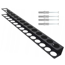 Tool Organizer Screwdriver Rack with 14 Slots, HeavyDuty Steel Wall Mounted Workbench Storage