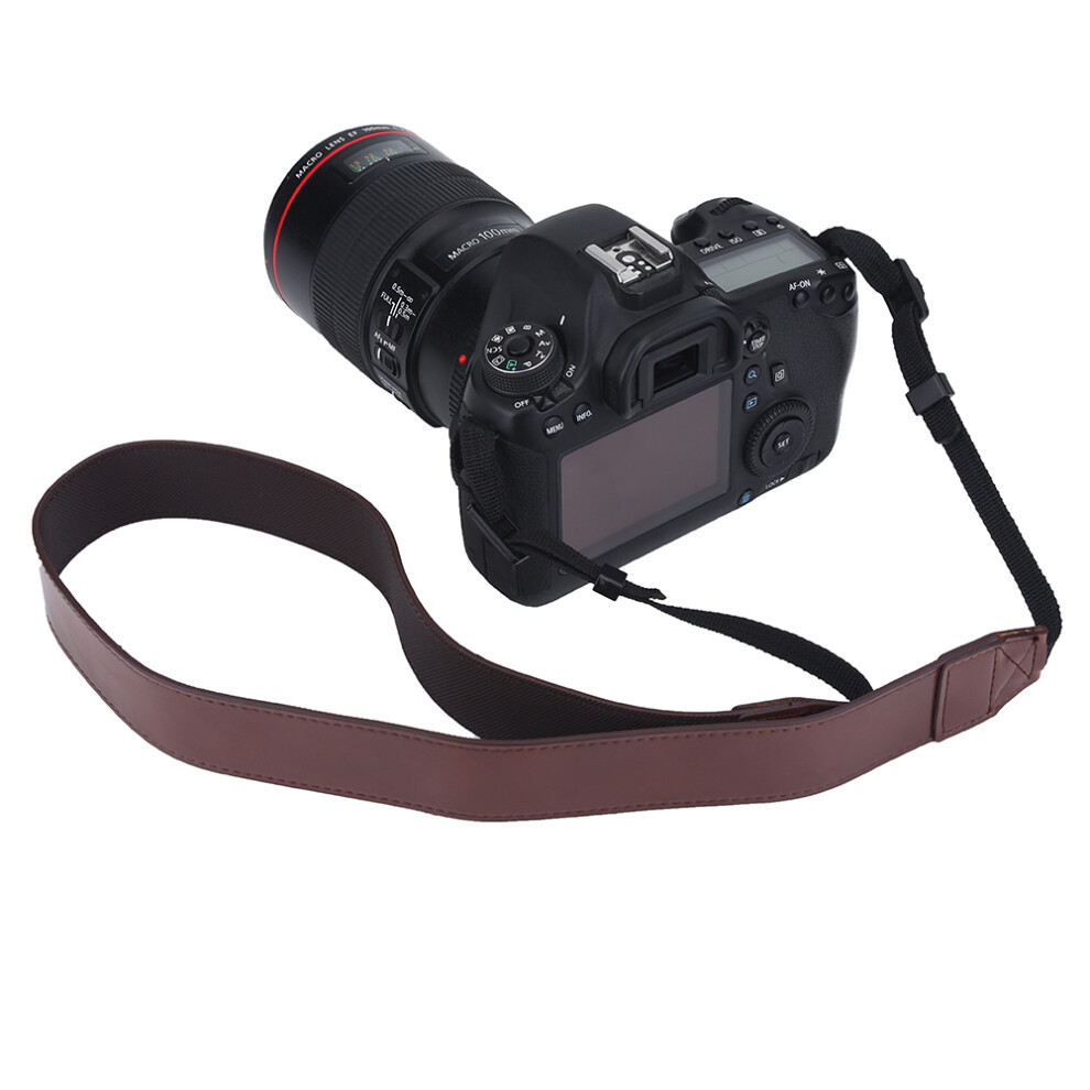 Secure Pu Leather Camera Neck Belt Strap 7806371661184