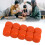 30PCS 16MM Orange Plastic Dice Set for Games, Math & DIY 15