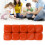 30PCS 16MM Orange Plastic Dice Set for Games, Math & DIY 16