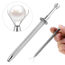 Stainless Steel Tattoo Bead Ball Grabber 12x0.8cm Body Piercing Tool