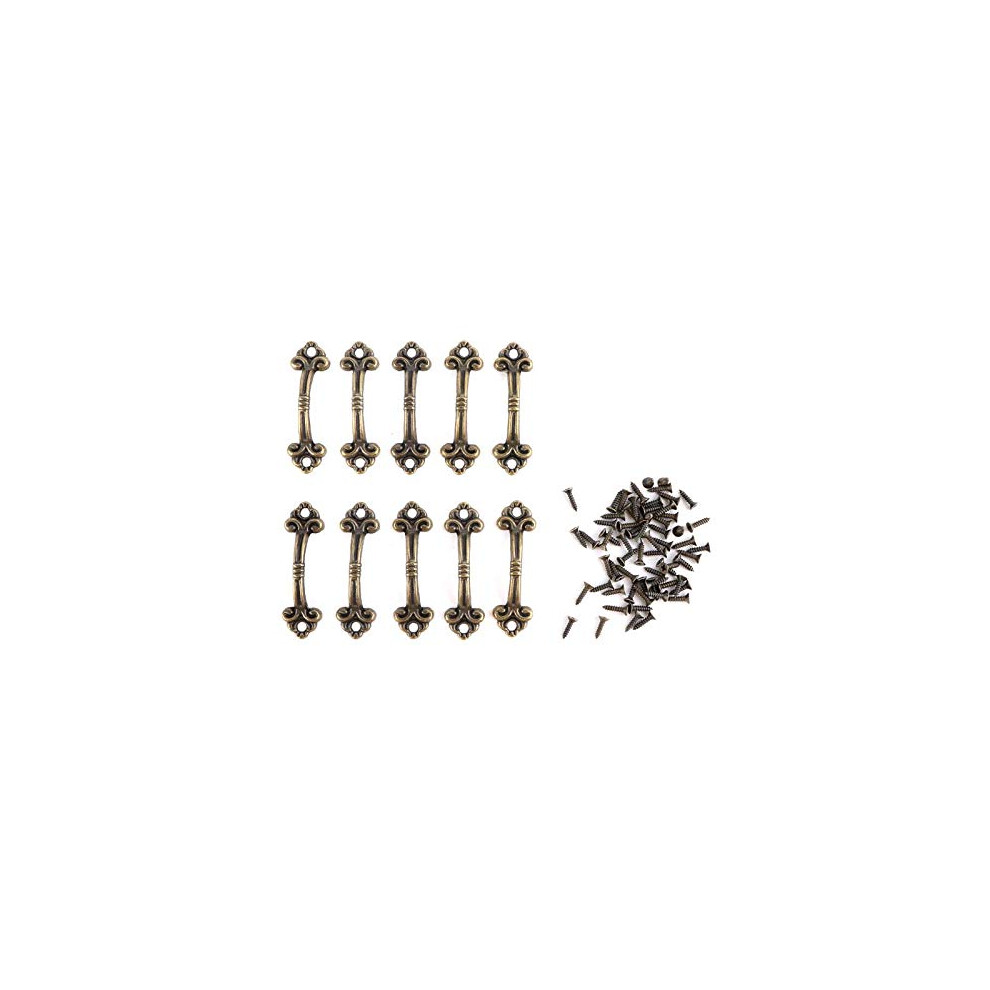 Zinc Alloy Cabinet Knobs Set Vintage Drawer Pulls Wardrobe Handles Fade Resistant Pack Of 10 9092120017571
