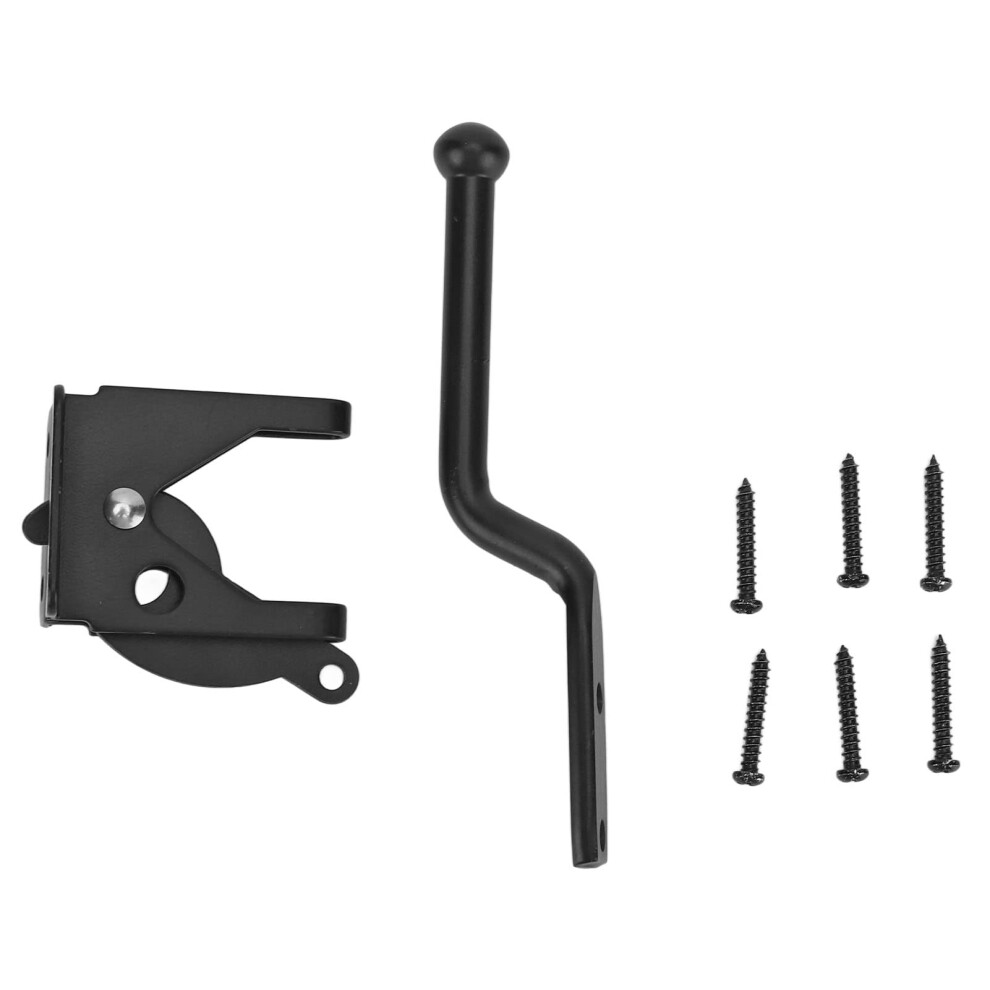 Black Carbon Steel Padlock Hasp Latch, Heavy Duty Door Lock Hasp For Sheds, Lockers And Closets 9771547064053