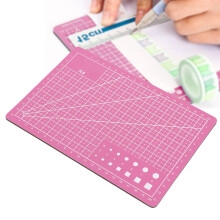A5 Pink PVC Self-Healing Cutting Mat 21x15cm Handmade DIY Tool