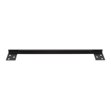 7 Inch L Shaped Stainless Steel Door Latch Guard Plate, Enhanced Door Security with Matte Black Finish