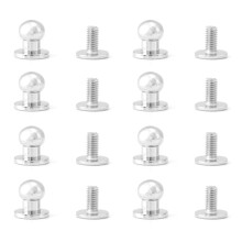 Round Head Copper Nail Rivets 20pcs Silver 8x6mm DIY Leather Repair & Craft