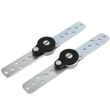 Silver Adjustable Ratchet Hinge Set for Sofa and Bed Headrest, Multi‑Position Comfort and Secure Locking