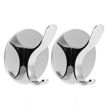 Wall-Mounted Clothes Hook Set – Stainless Steel & Zinc