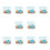 Car Window Stickers10x10cm10-Pack 1