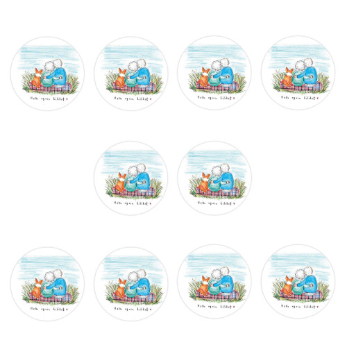 Car Window Stickers10x10cm10-Pack