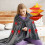 USB Heated Shawl85x150cm Coral Velvet 4