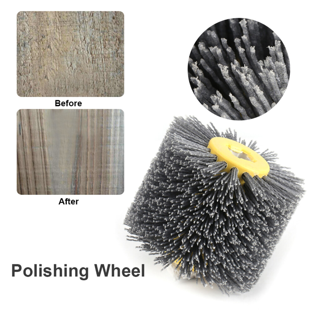 120Mm Wire Drawing Burnishing Polishing Wheel Grit #120 7691392983335