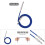 Guitar Patch Cable 6.35mm Mono Male 1m Blue 1