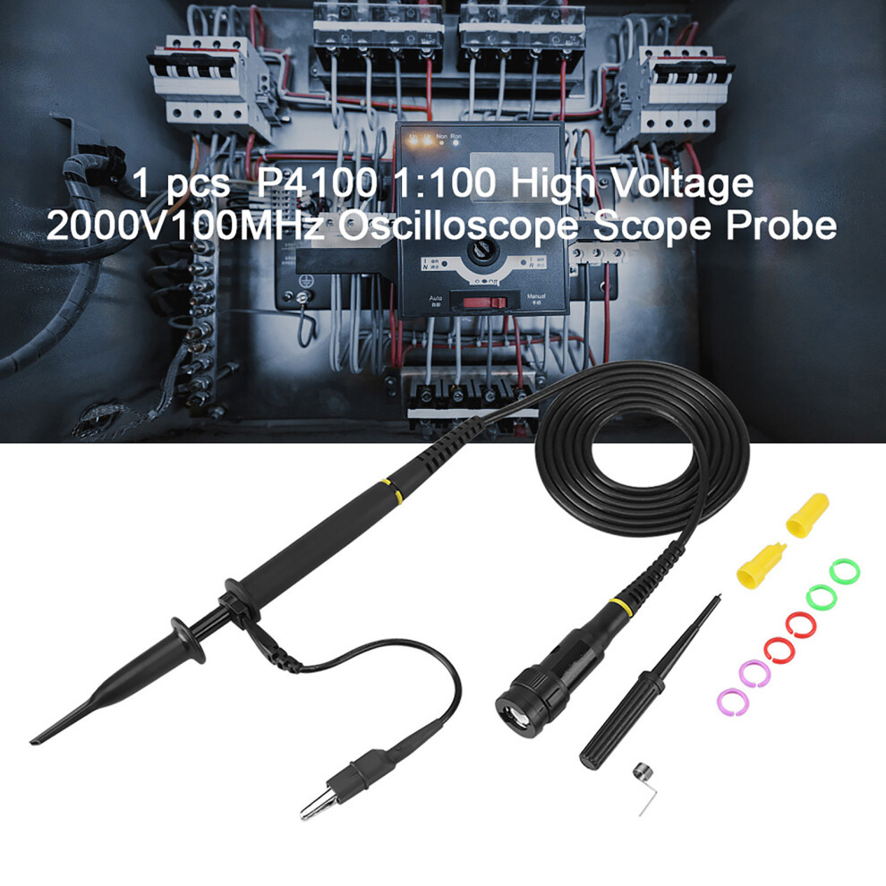 P4100 100X 2kV Oscilloscope Probe 100MHz BNC