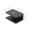Glass Shelf Brackets Wall Mounted Floating Design for Display Cabinets Secure Stable Clamp Support 5