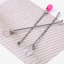 3pcs Stainless Steel Microblading Tattoo Pigment Mixing Stick - 10cm, Pink/Red/White