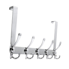 Over the Door Hooks Stainless Steel NoTrace Coat and Towel Hanger SpaceSaving Design