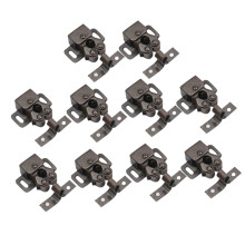 10pcs Cabinet Door Touch Latch Set with Magnetic Lock Buckles for Wardrobe Secure Closure