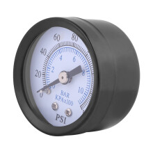 Mini-Druckmesser für Kraftstoff und Öl, 0-160 psi / 0-10 bar, mit 1/8'' NPT-Gewinde