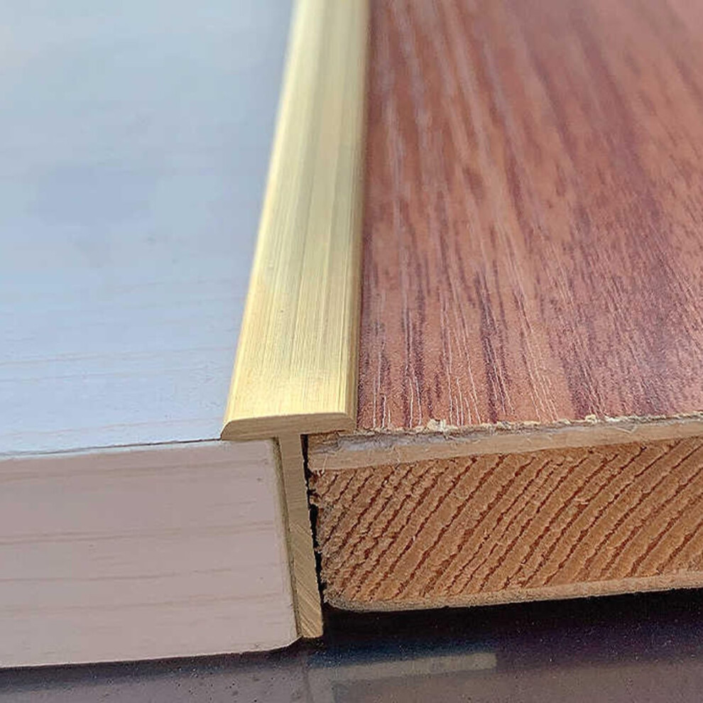 Brass Floor Transition Strip Threshold Trim For Laminate To Carpet Or Tile Gap Cover 2.9X1.1cm 9073542533610