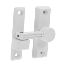 90 Degree Door Bolt Latch for Fence and Barn Doors with Secure Locking and Easy Installation