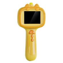 2MP Borescope Snake Camera with 2.4 Inch Screen Portable Inspection Camera for Nature Exploration Science Gifts Yellow