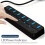 7-Port USB 3.0 Hub with LED Indicator Independent  Control for Laptop Flash Drive Hard Disk Camera Keyboard 5
