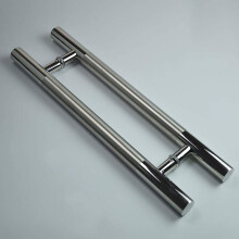 Stainless Steel Door Handle 500x300mm Brushed Polished Finish Heavy Duty Push Pull for Glass Door