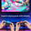 For  2 Magnetic Charging Cable 2.5M 5V 200mA Gamepad Fast Charging Plug and 6