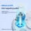 Wireless  Game Controllers Tri Mode Gamepad Hall-Effect Linear Joystick 1000Hz Gamepads for PC NS Phone White 4