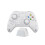 Wireless  Game Controllers Tri Mode Gamepad Hall-Effect Linear Joystick 1000Hz Gamepads with Base White 1