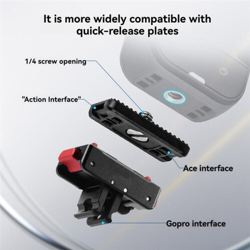 Magnetic Quick Release Mount for  X5/Ace Pro 1/4 Foldable Expansion Adapter Accessories Quick Release Base 1