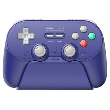 8BitDo Pro 3 Gamepad Wireless Controller for Windows for TMR Joysticks Swappable Buttons
