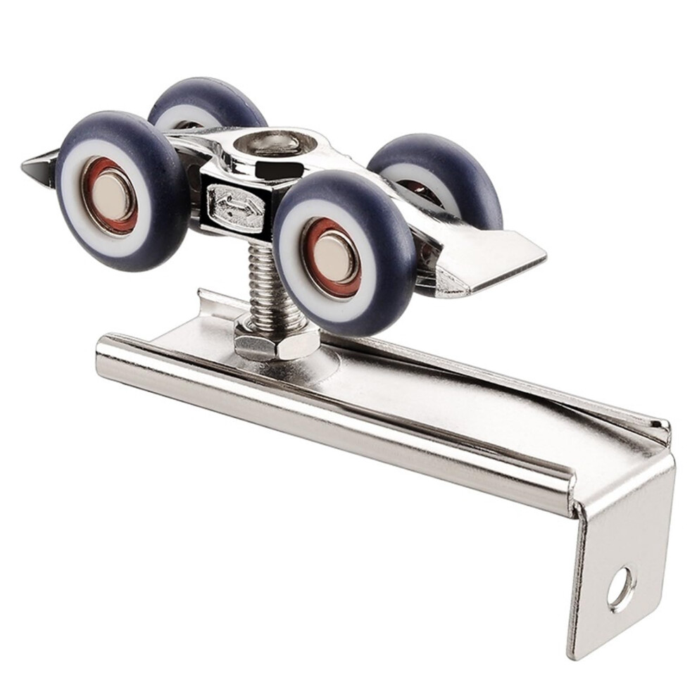 Sliding Door Roller 4 Wheel Set For Barn Door Hardware, Smooth Sliding Motion, Easy Replacement 9073542533917